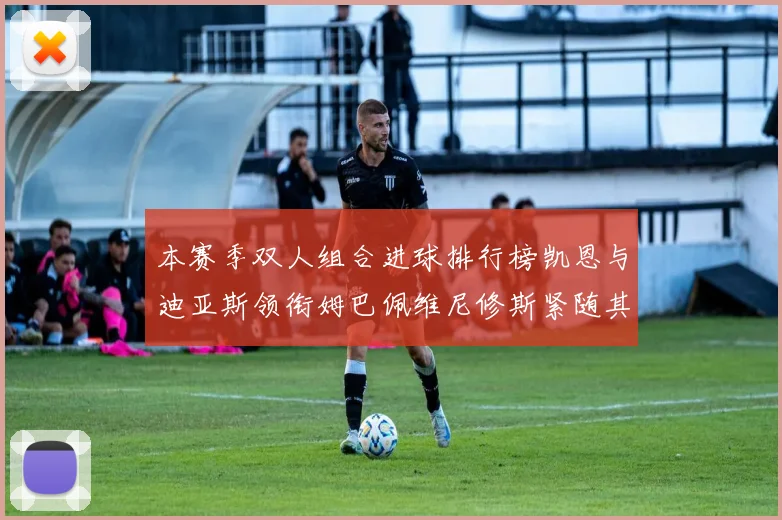 本赛季双人组合进球排行榜凯恩与迪亚斯领衔姆巴佩维尼修斯紧随其后